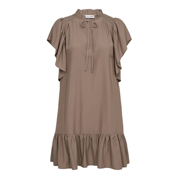 Co Couture ToraCC Frill Dress Walnut 36315