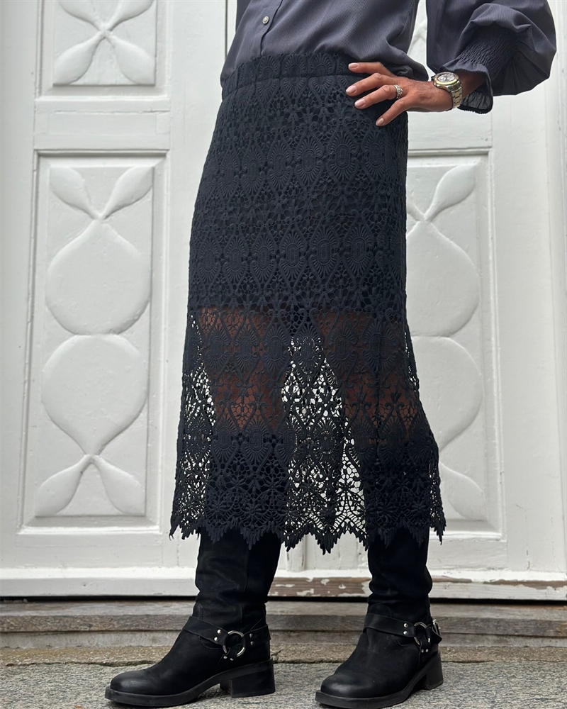 Gaspar Express Guru Skirt 2407908 Sort Nederdel 