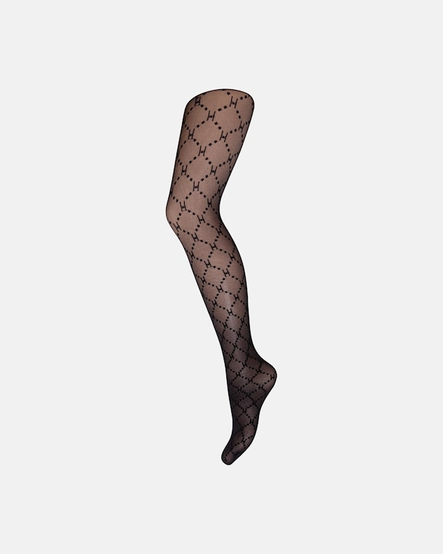 Hype the Detail tight logo 25 Dinier Strømpebukser sort