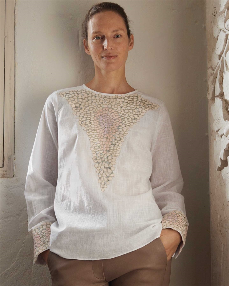 Gustav Iben blouse White 48601 