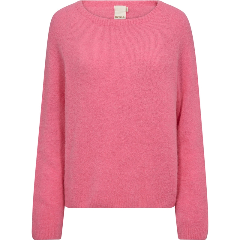 Depeche Clothing SarahDe Alpaca O-Neck Knit 100374 042 Pink