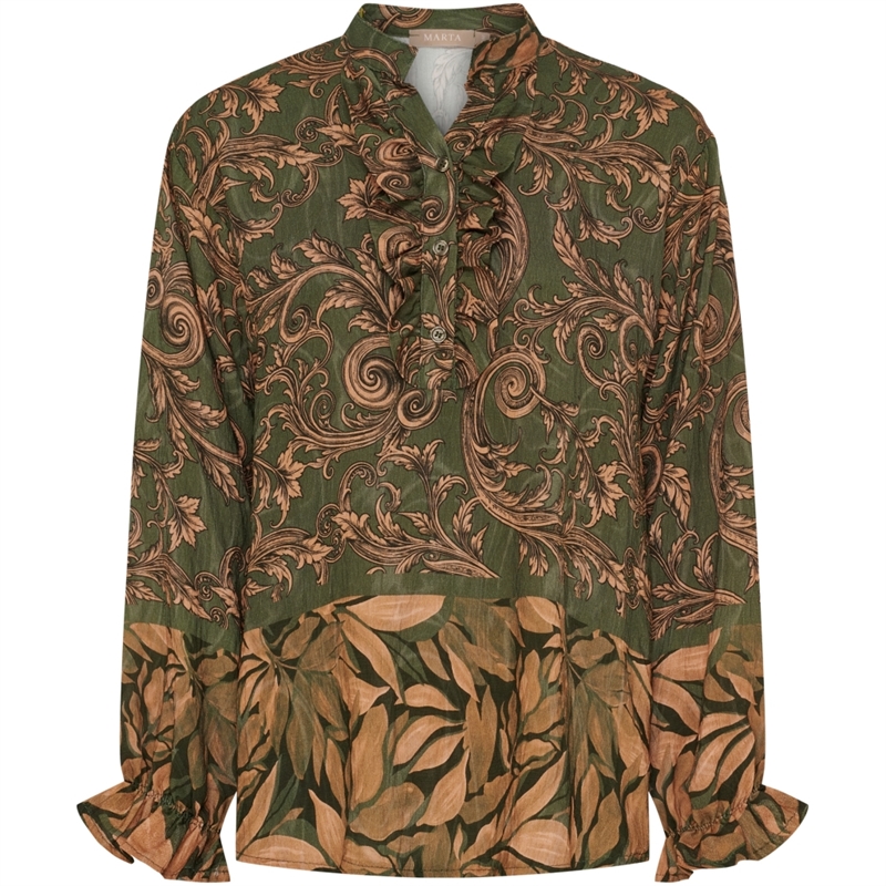 Marta Du Chateau Joceline Shirt 5891 Military 5684tpk