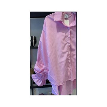 STAJL Shirt Daisy 03866BV Stribet hvid/lyserød Skjorte