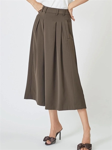 Co Couture AnyaCC Pleat Skirt 34178 Mocca  