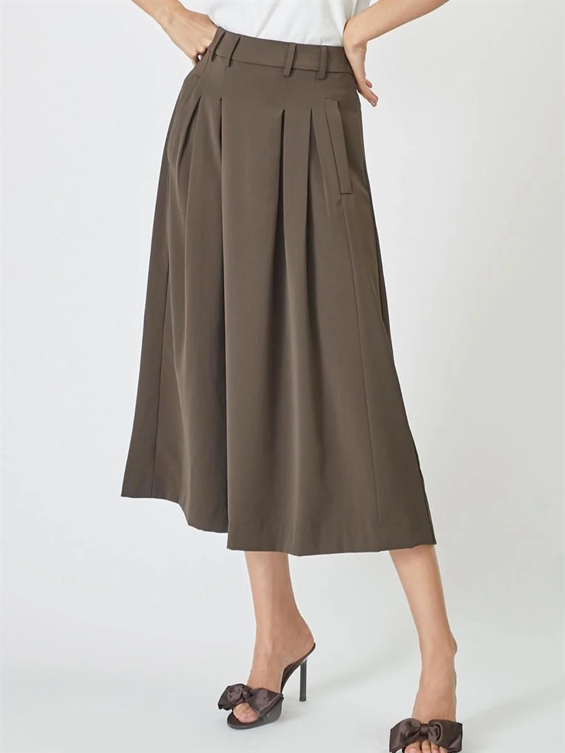Co Couture AnyaCC Pleat Skirt 34178 Mocca  