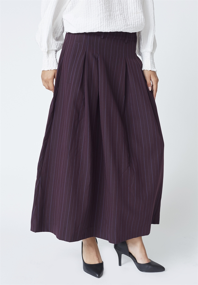 Co Couture AnyaCC Trinny Pleat Skirt 44001 67 Plum 