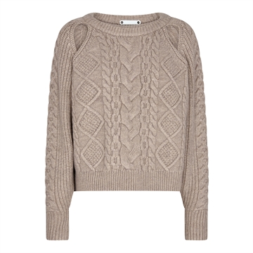Co Couture New RowCC Cable Knit 32092 127 Champagne