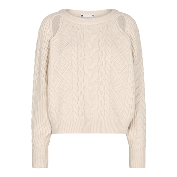 Co Couture New RowCC Cable Knit 32092 5 Pearl 