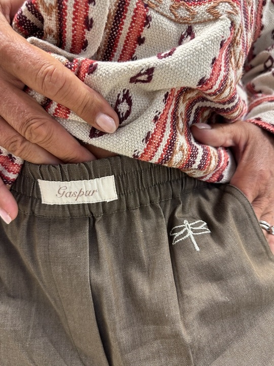 GASPAR Honolulu Pants Denim 2507905 Bukser Brown