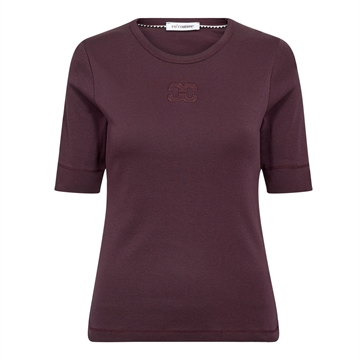  Co Couture GrannyCC Embroidery SS Tee WINERED 33166 