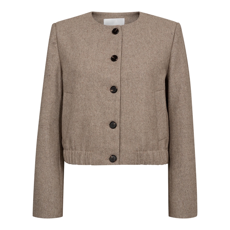 Co Couture MeeraCC Bomber Jacket Walnut 30372 