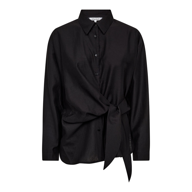 Co Couture IdinaCC Tie Shirt Black 35990 