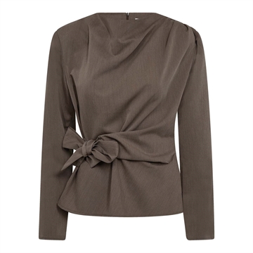 Co Couture TengaCC Pleat Blouse 45043 154 Walnut