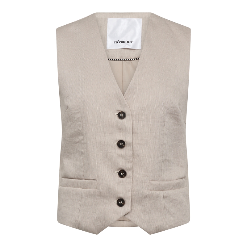 Co Couture EvaCC Vest 30288  Walnut 
