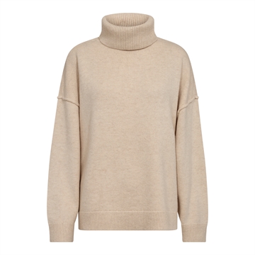 Co Couture MajaCC Slit Roll Neck 32144 Bone