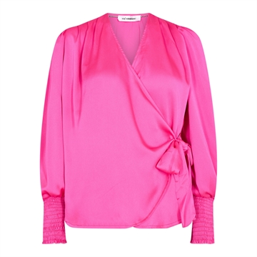 Co Couture Leika Wrap Blouse Pink 35097 Skjorte
