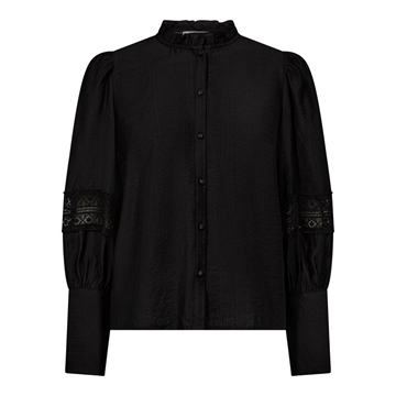 Co Couture AngusCC Lace Shirt Black 35326