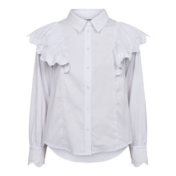 Co Couture EllieCC Frill Shirt White 35420 