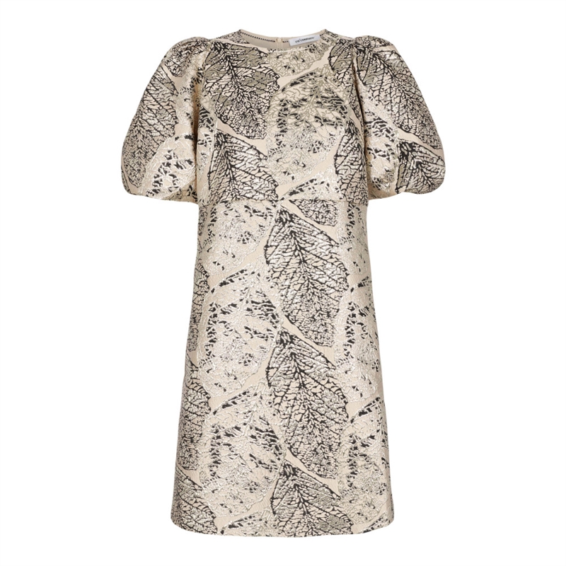 Co Couture Gina Jacquard Dress Bone 36050 Kjole 