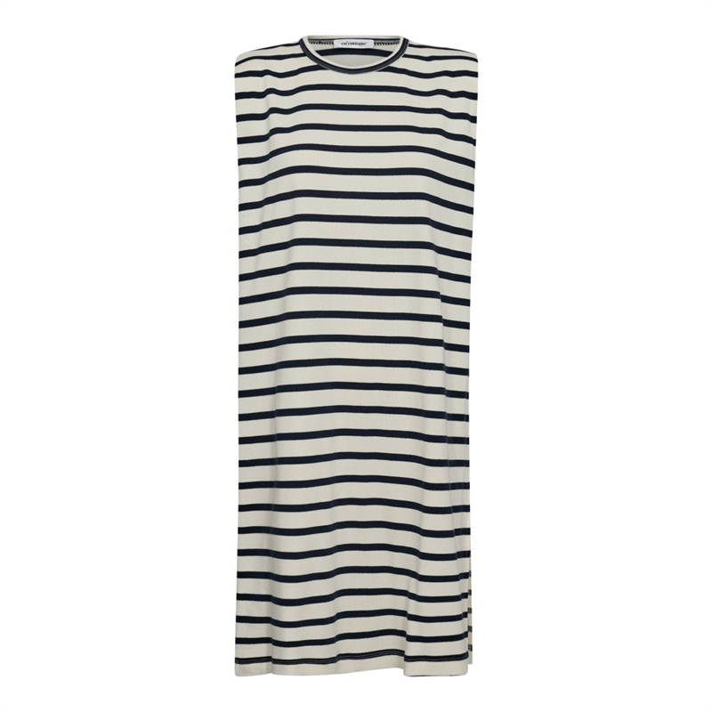 Co Couture ClassicCC Stripe ED Tee Dress Off white 36360 