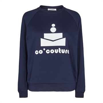 Co Couture New Coco Floc Sweat Navy 37004