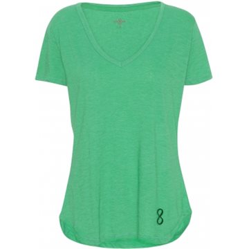 COSTAMANI T-shirt logo v-neck Green 