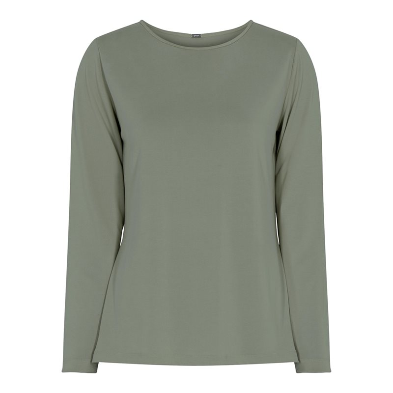 GUSTAV Jill slim t-shirt LS 40707 Khaki