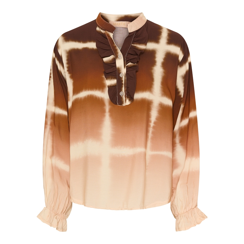 MARTA MdcAya 5891 Marrone 610 Skjorte