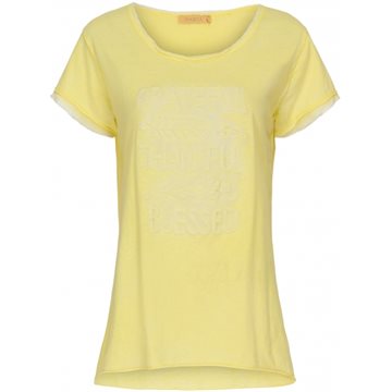 Marta du Chateau 8317 Grateful Yellow Tee - t-shirt