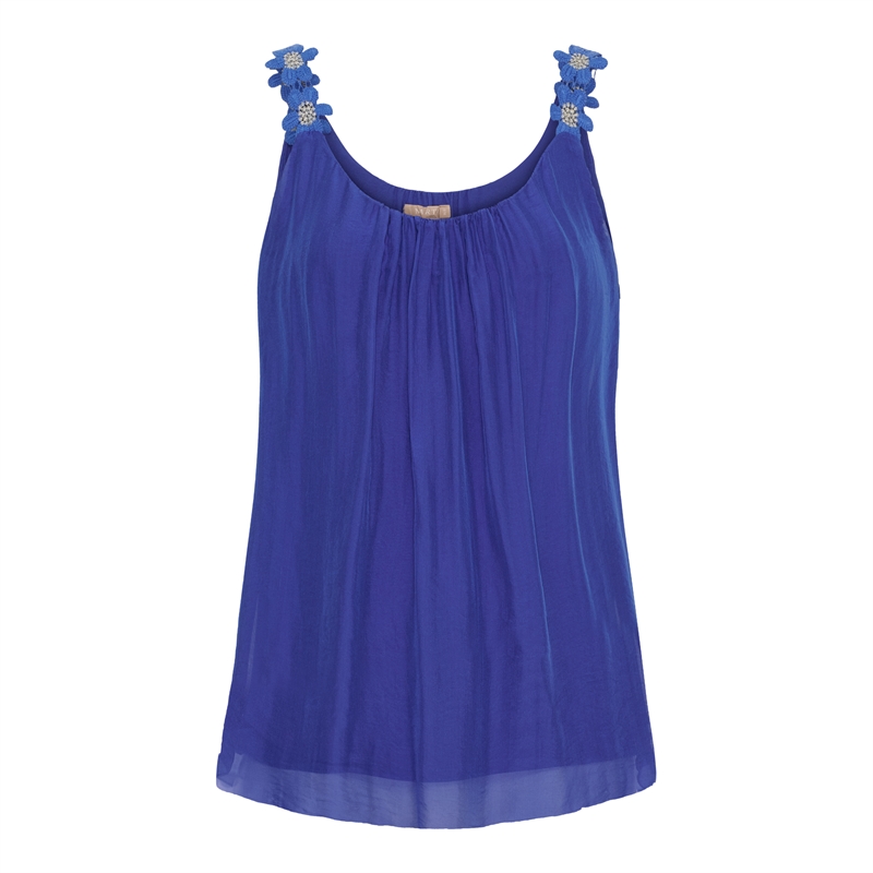Marta Du Chateau Agnese Top 61321 Royal Blue Top