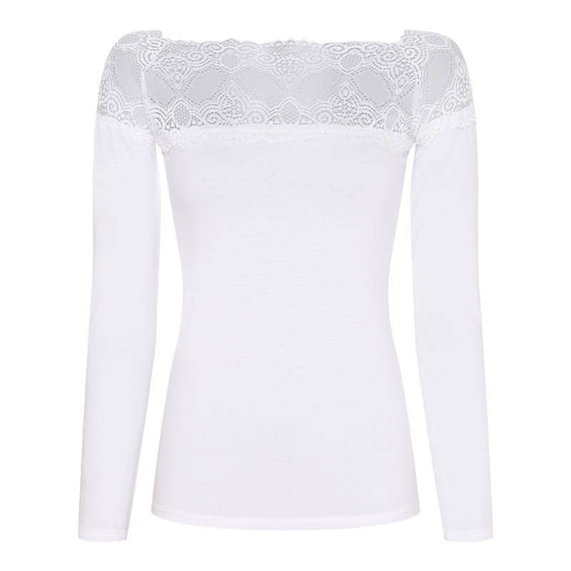 Marta Du Chateau 6229 Top White - blonde top 