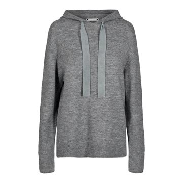 Co´ Couture Soul Hoodie Knit Mid Grey 92035