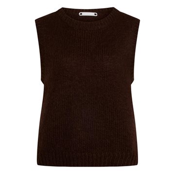 Co´ Couture Leona Knit Vest 92080 Mocca