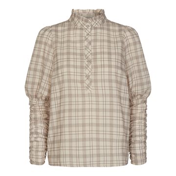 Co´ Couture Rowland Check Shirt Marzipan 95588 ** OBS LILLE I STR. **