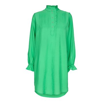Co Couture Callum Pintuck Frill Dress 96540 Vibrant Green