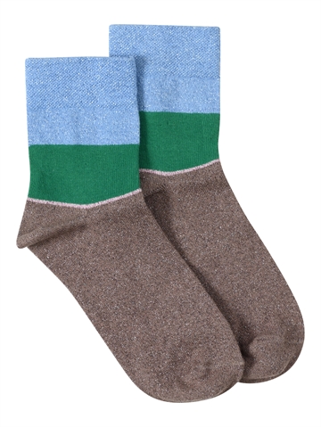 Gustav Adele lurex socks September Sky 47900