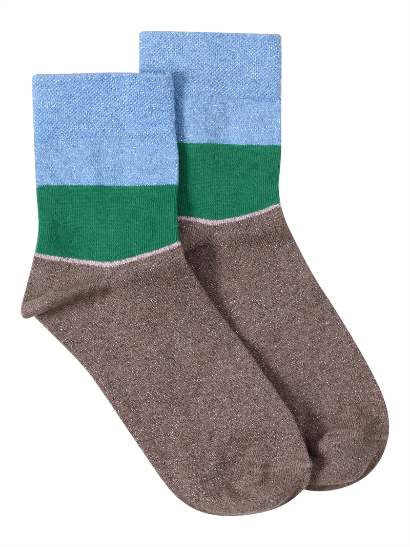 Gustav Adele lurex socks September Sky 47900