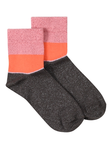 Gustav Adele lurex socks Coral Lily 47900