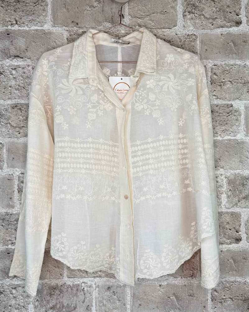 Cabana Living Ambers Skjorte Beige