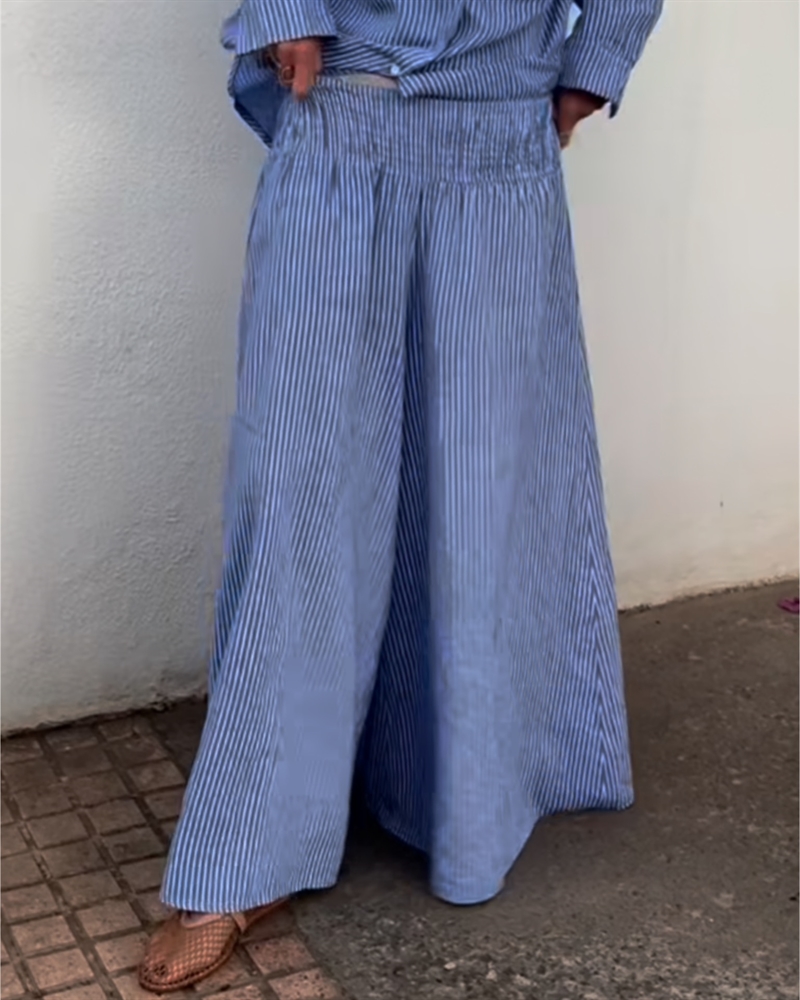 Cabana Living Flair B 3581 ST Blue Stripe Hørbukser 