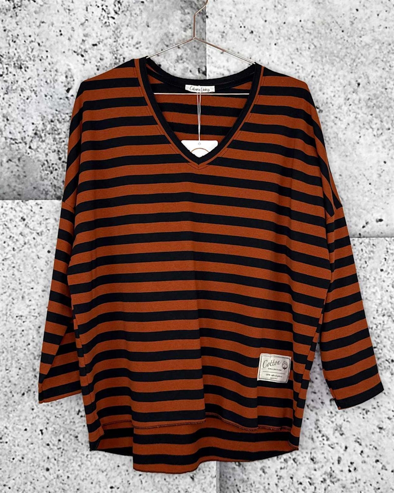 Cabana Living Garda 3497 Black - Rust T-SHIRT