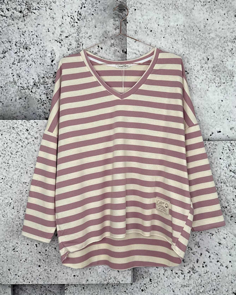 Cabana Living Garda 3497 Rosa antico - White T-SHIRT