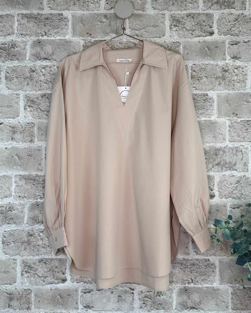 Cabana Living HIBBET MD 7289 Beige Skjorte