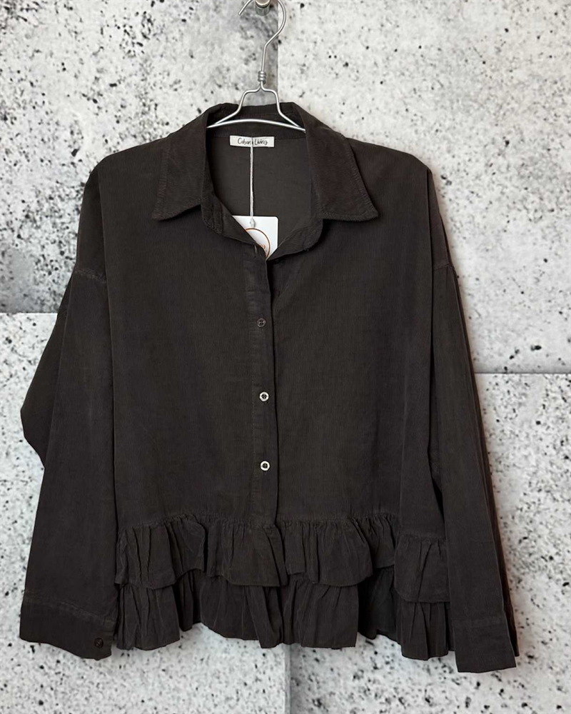 Cabana Living Kachot C 12511 Fløjlsskjorte Chocolate