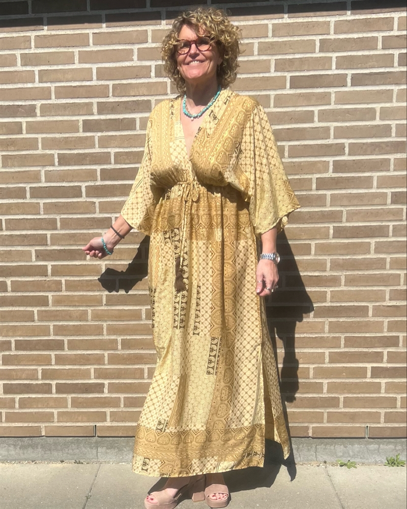 Cabana Living Naziya Dress Beige 