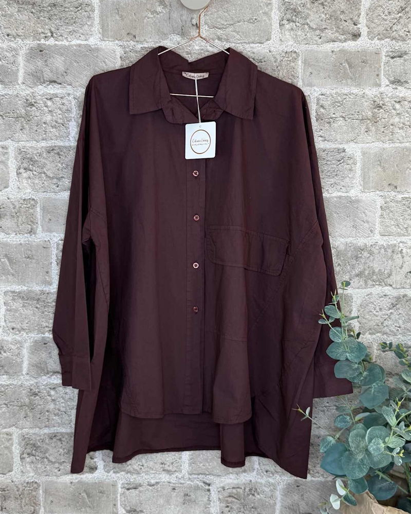 Cabana Living Tokyo 10356 Dark Plum Storskjorte 