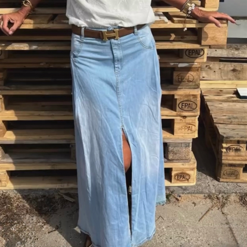 Cabana Living Vuling SW 1200 Denim nederdel 