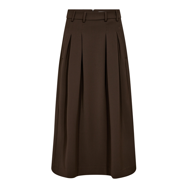 Co Couture AnyaCC Pleat Skirt 34178 Mocca  