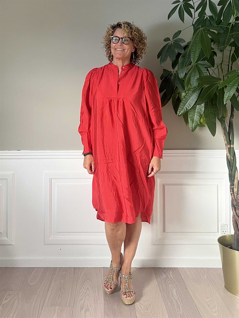 Co Couture Callum Volume Dress Flame 96526