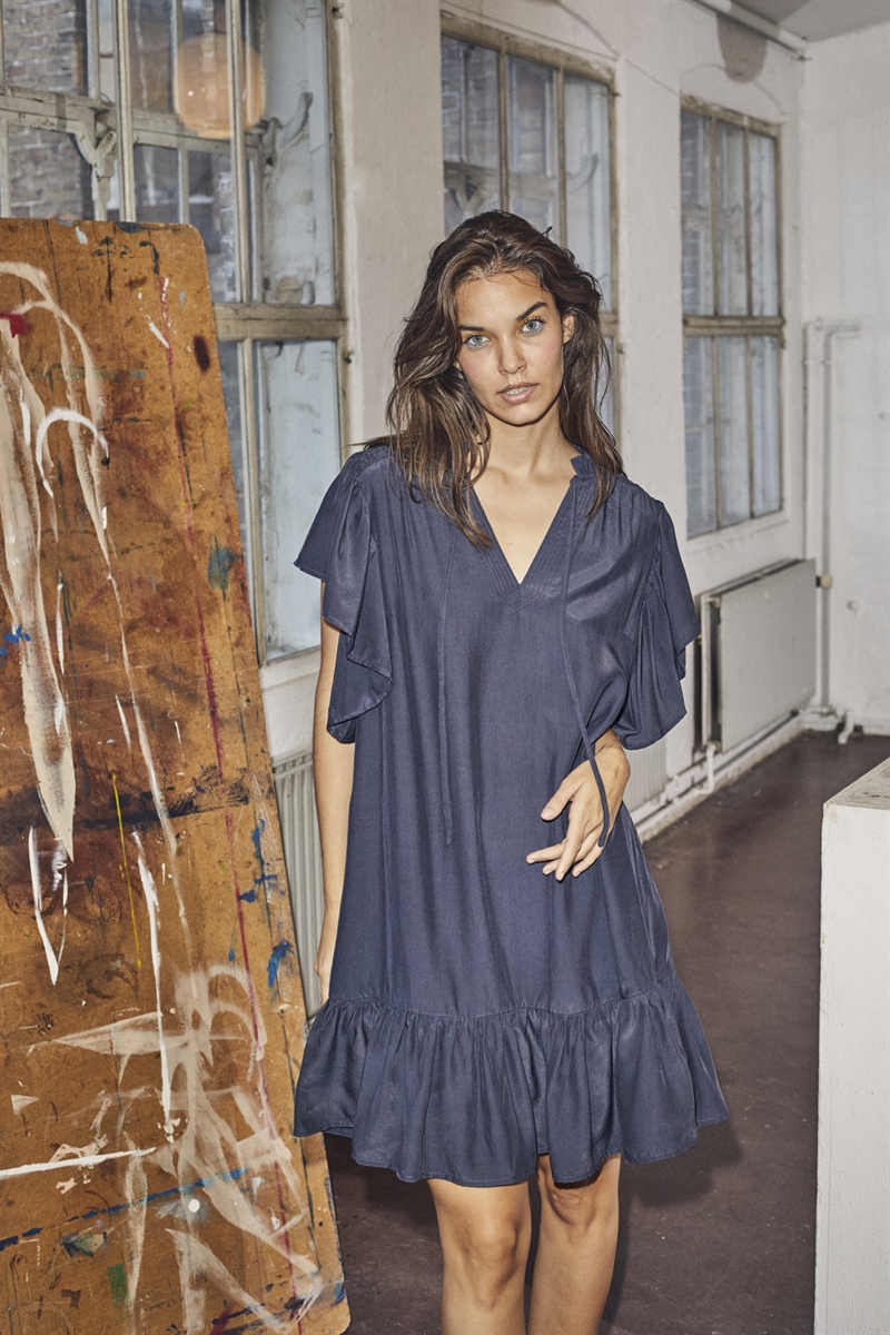 Co Couture ToraCC Frill Dress Ink 36315